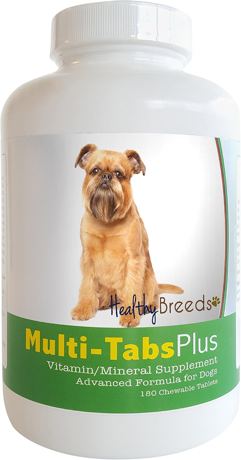 Healthy Breeds Brussels Griffon Multi-Tabs Plus Chewable Tablets - 180 Tablets - görsel 2