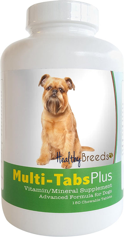 Healthy Breeds Brussels Griffon Multi-Tabs Plus Chewable Tablets - 180 Tablets