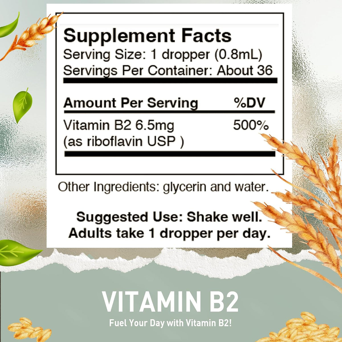 HoneyCombs High Potency Vitamin B1 (Thiamine) & B2 (Riboflavin) Drops - görsel 4