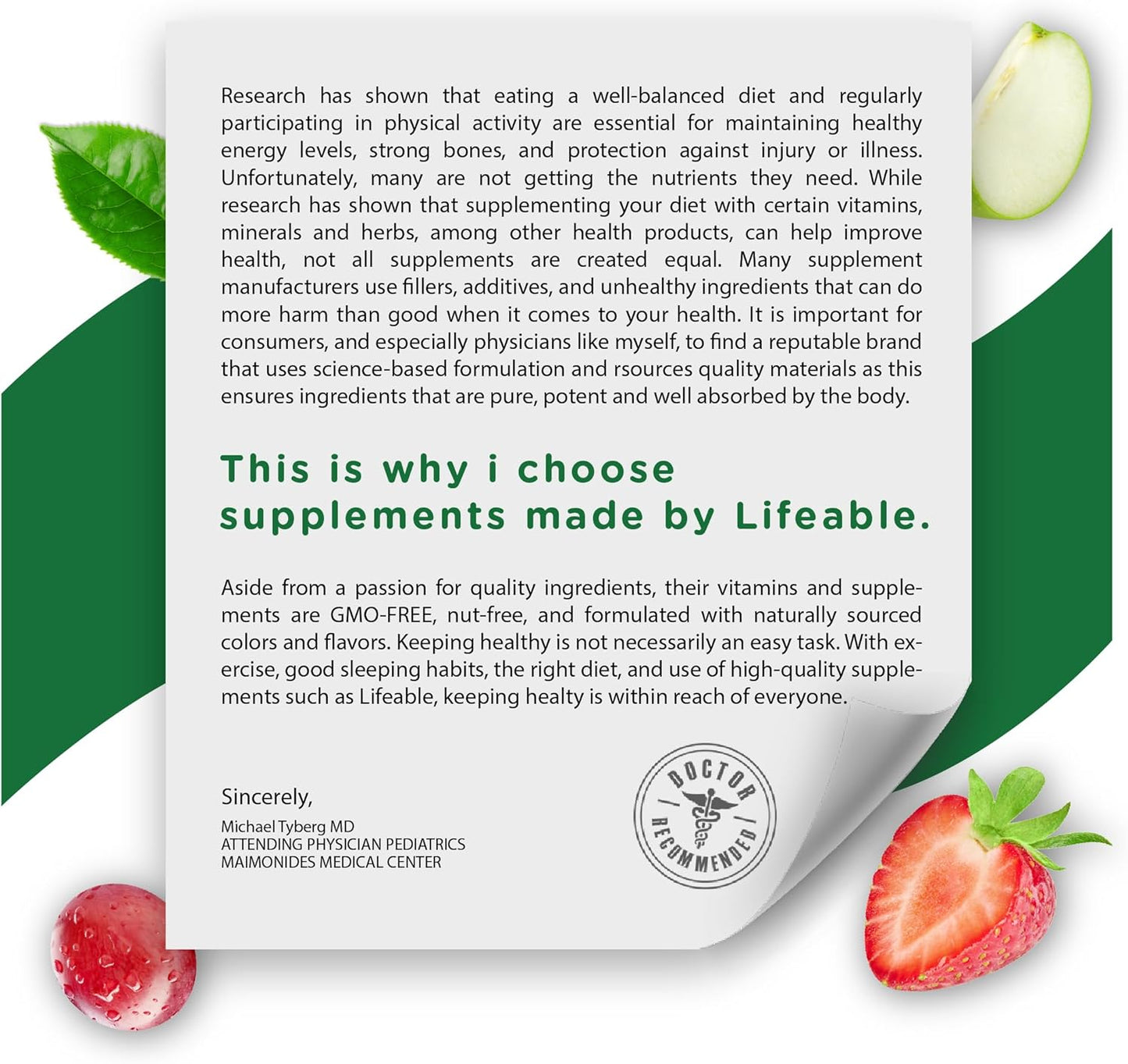 Lifeable Children's Multivitamin & Multimineral with Iron Chewables – Natural Flavoured Pectin Chews with Vitamins A, B, C, D & E – 150 Count - görsel 5