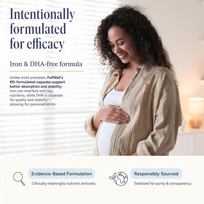 FullWell Women's Prenatal Multivitamin, 240 Capsules (30 Servings)