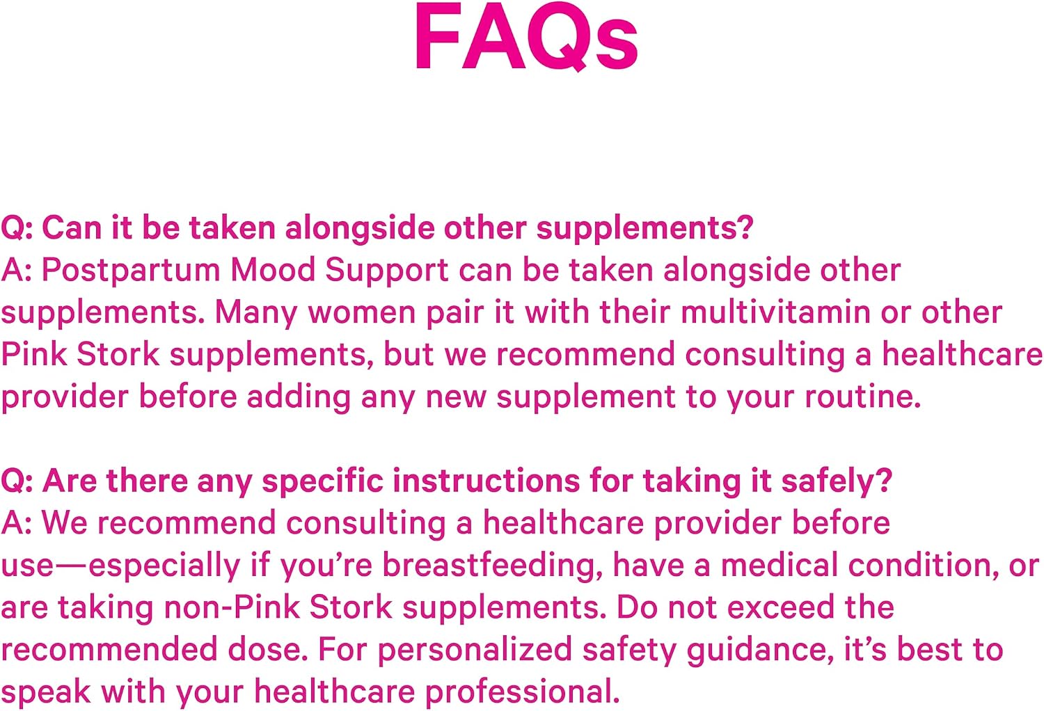 Pink Stork Postpartum Essentials Kit – Hormone Balance, Recovery & Mood Support for New Mum - görsel 7