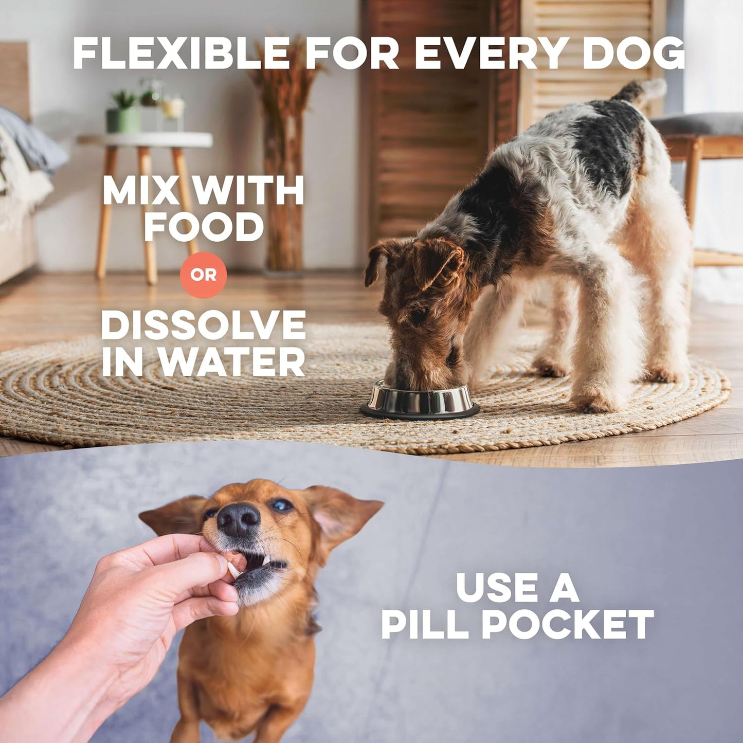 Natural Dog Skin and Coat Supplement – Gentle Itch Relief & Shedding Support – 400 Tiny Odourless Pills - görsel 6