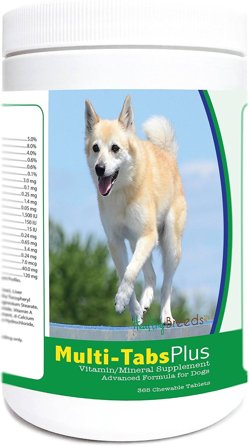 Healthy Breeds Norwegian Buhund Multi-Tabs Plus Chewable Tablets 365 Count - görsel 1