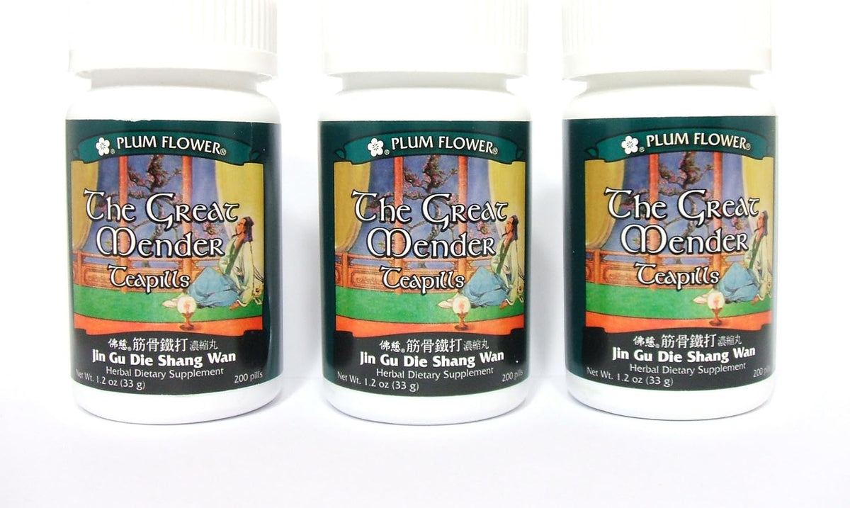 3-Pack of The Great Mender Teapills, Jin Gu Die Shang Wan, 3 x 200 Pills - görsel 1