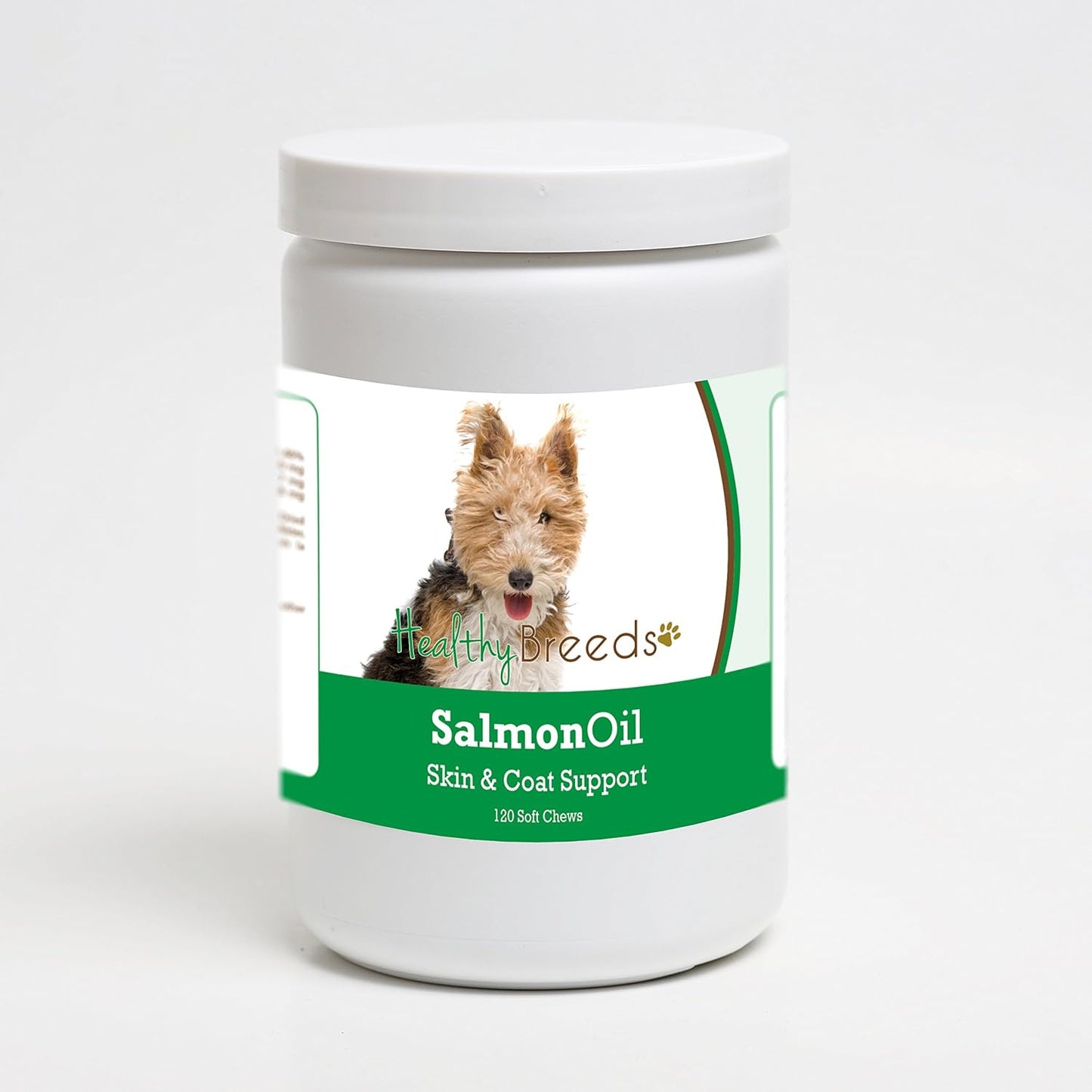 Healthy Breeds Wire Fox Terrier Salmon Oil Soft Chews 120 Count - görsel 1