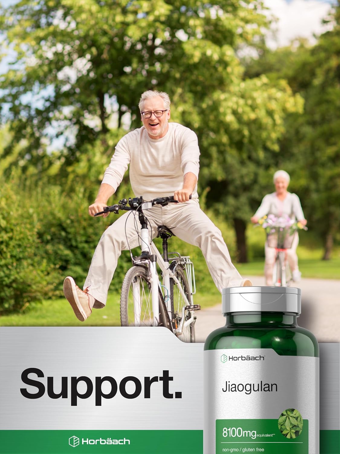Horbäach Jiaogulan Capsules, 120 Capsules – Gynostemma Pentaphyllum Herbal Extract - görsel 7