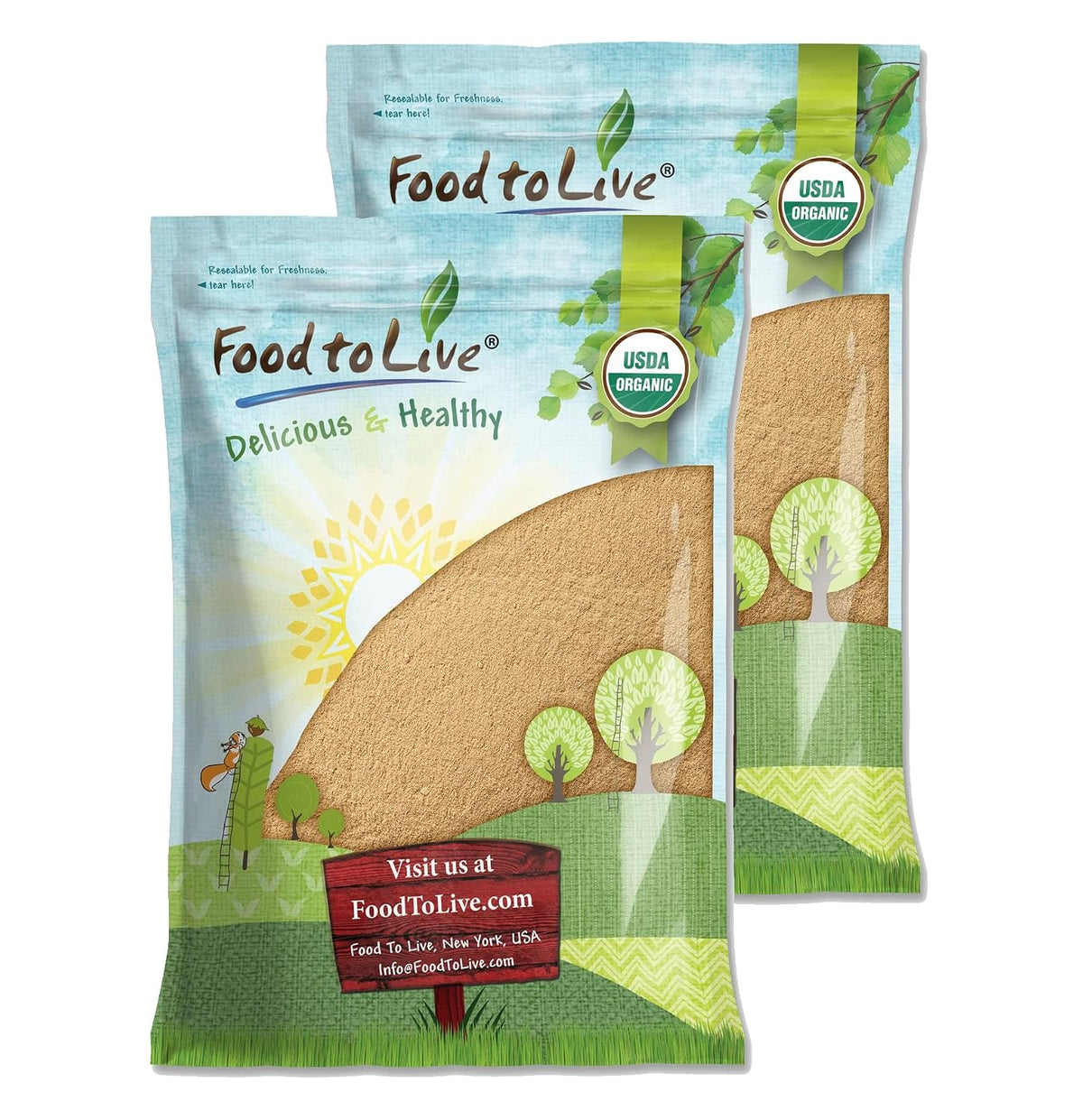 Food to Live Organic Amla Berry Powder (Amalaki), 900g - görsel 9