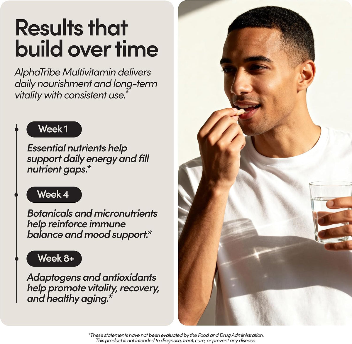 Alpha Tribe Multivitamin for Men with Sea Moss, Black Seed Oil, Ashwagandha, and Turmeric - görsel 5