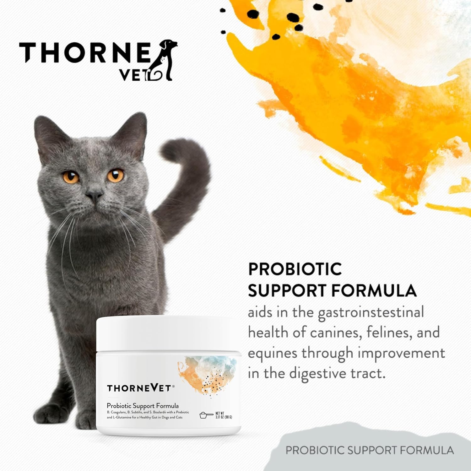 Probiotic Support Formula – Gastrointestinal Support for Dogs, Cats and Horses, Powder - görsel 2