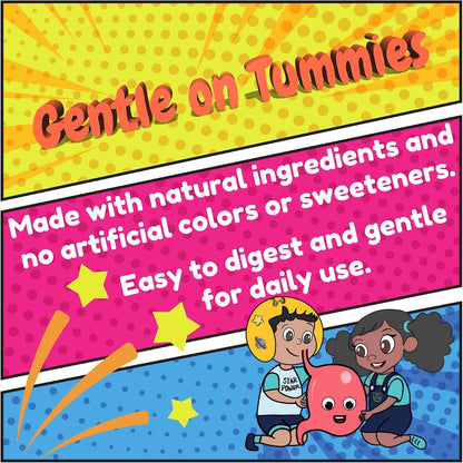 Vitastars Kids Multivitamin Gummies with Omega-3, 60 Gummies