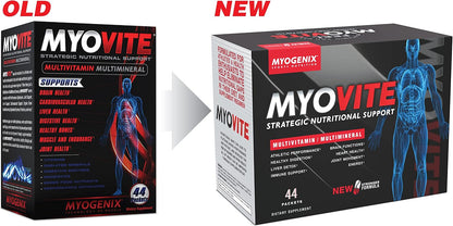 Myogenix Myovite Multivitamin for Athletes – Joint, Heart & Digestive Support – 44 Sachets