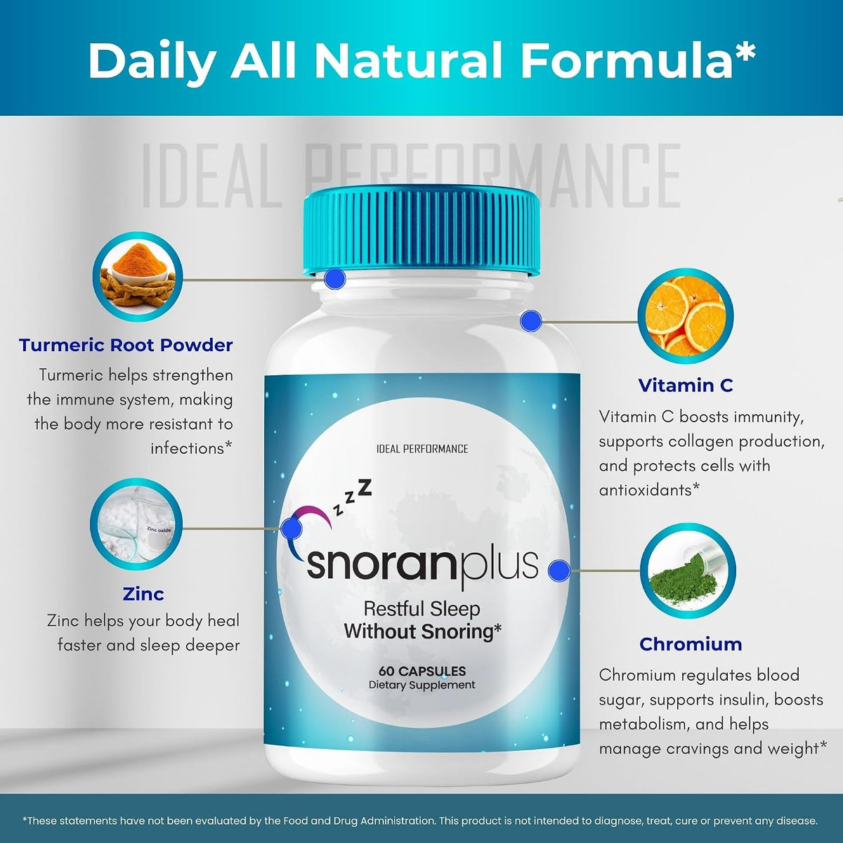 Snoran Plus Capsules (2 Pack) – Natural Supplement for Snoring and Breathing Support - görsel 7