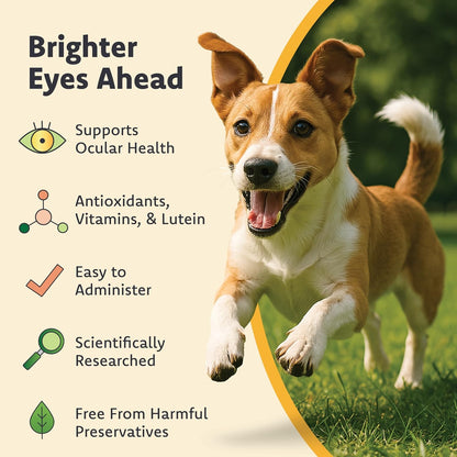 Ocu-GLO Vision Supplement for Medium to Large Dogs (5+ kg) - 90 Count