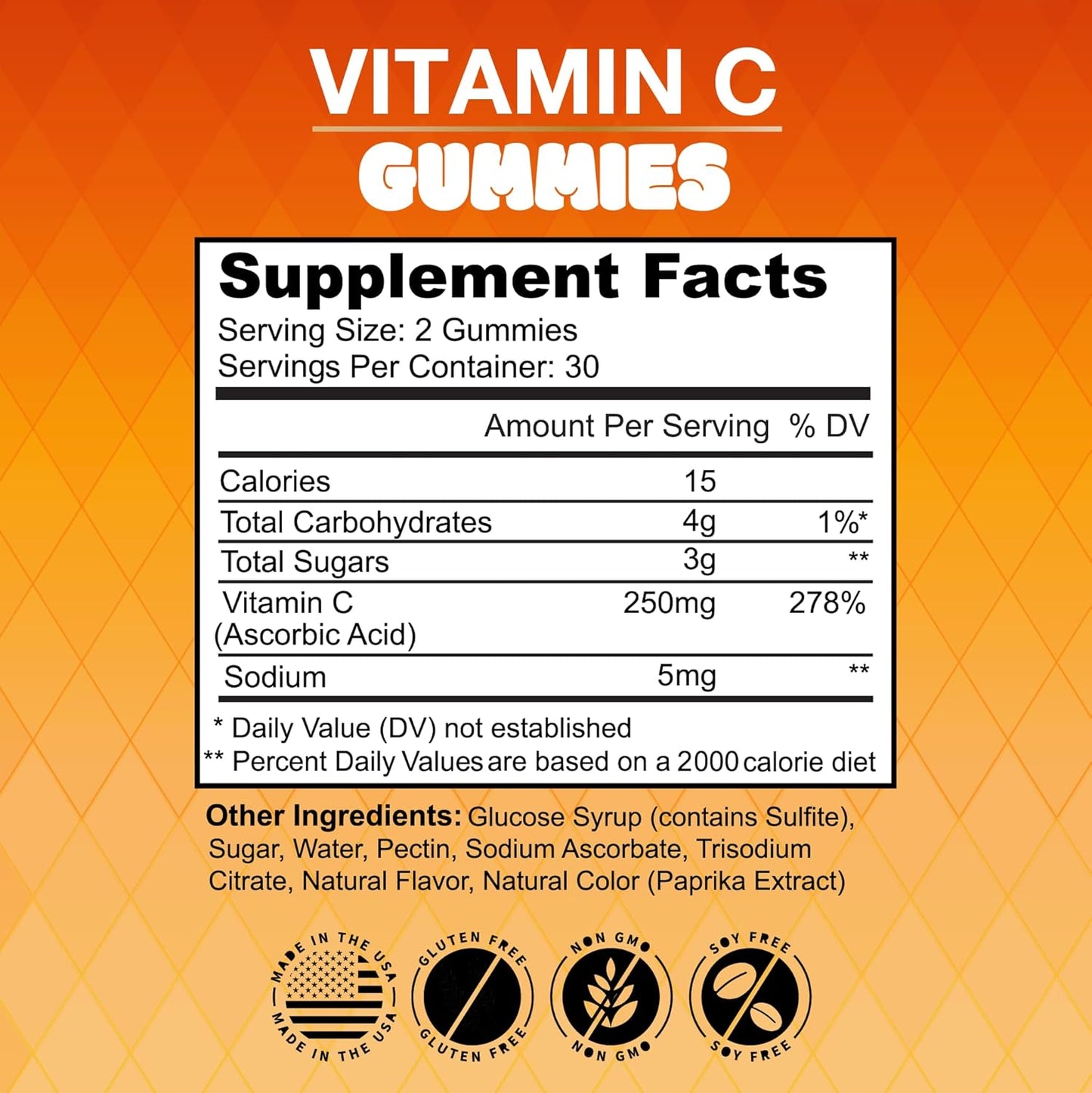 NEW AGE Vitamin C Gummies - Orange Flavour - 120 Gummies - görsel 5
