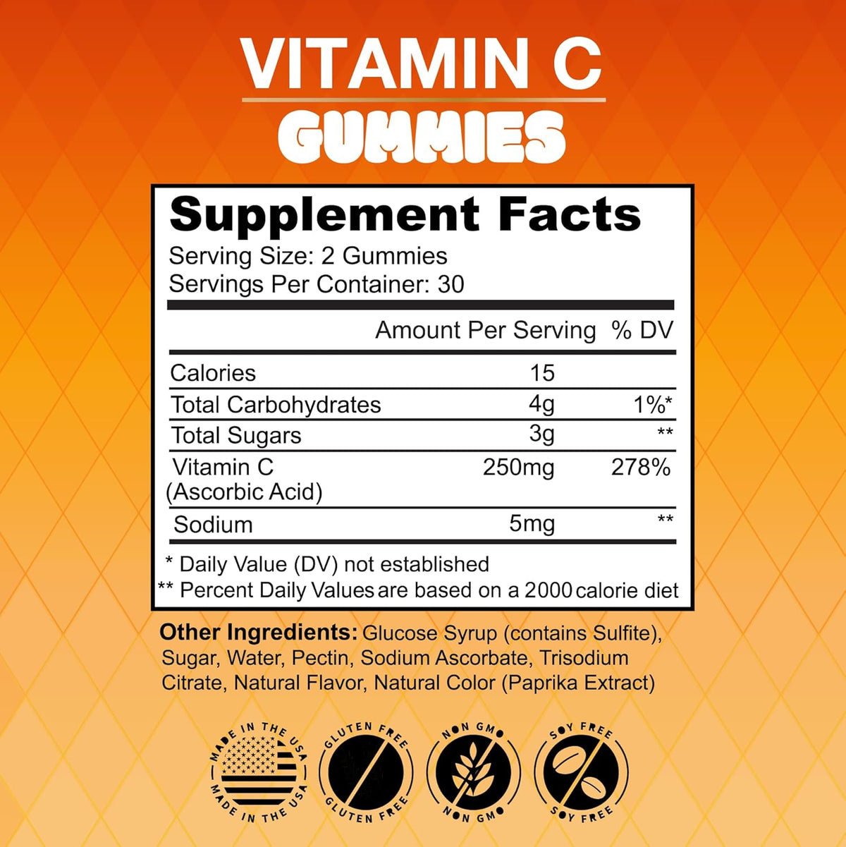 NEW AGE Vitamin C Gummies - Orange Flavour - 120 Gummies - görsel 5