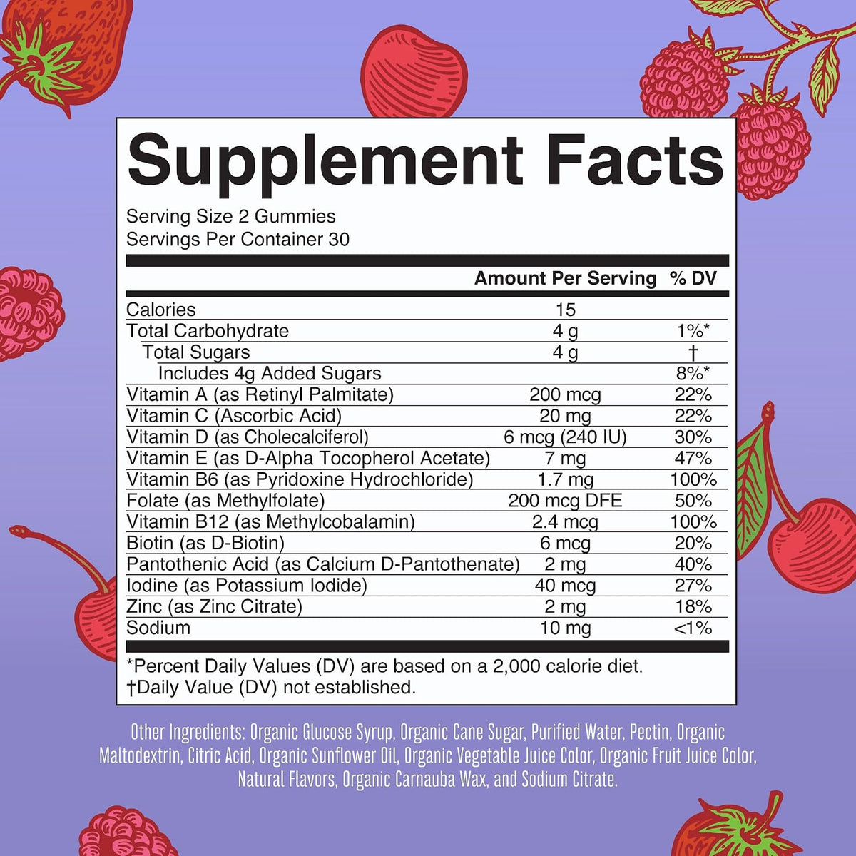 MaryRuth's Children's Multivitamin Gummies - 1 Month Supply (60 Count) - Ages 4+ - Vegan - görsel 2