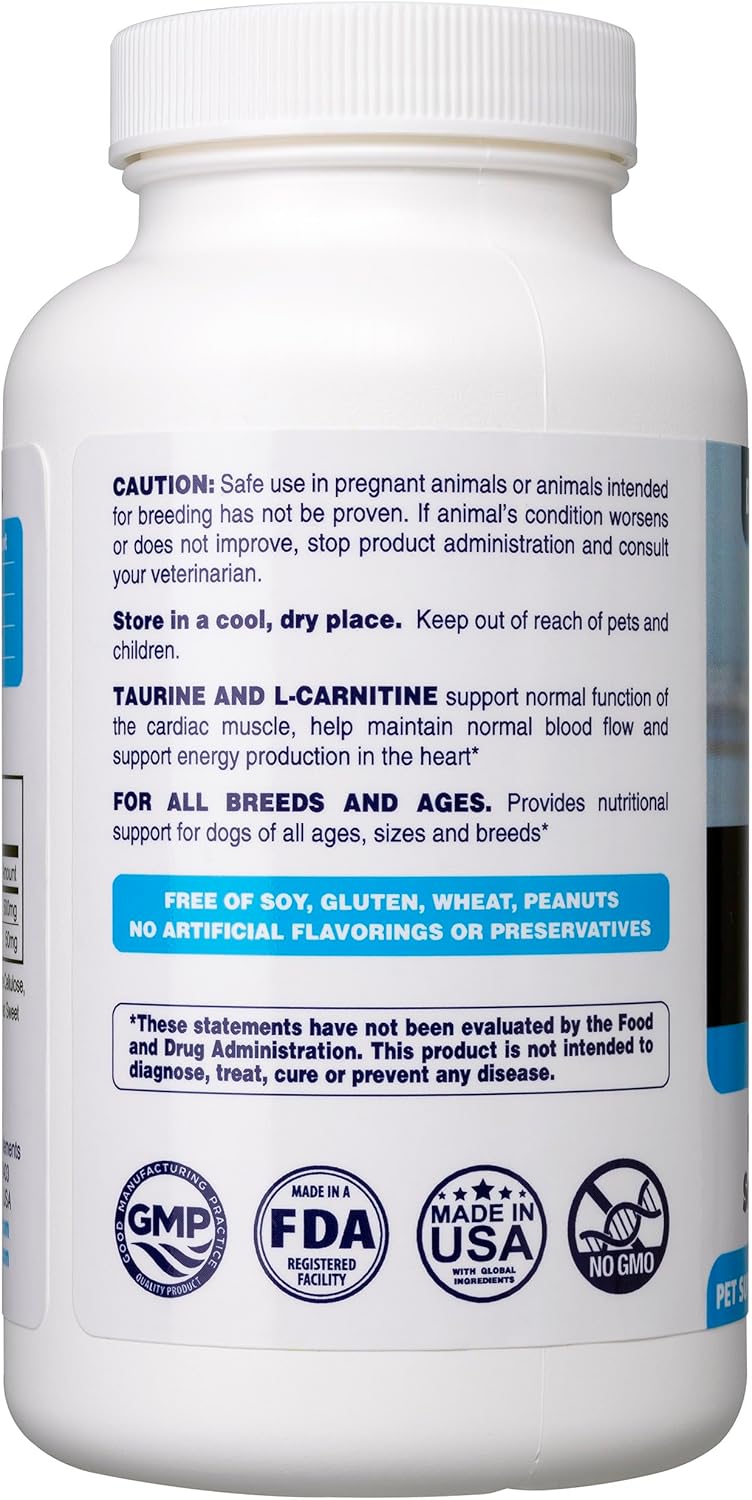 Dr. Oscar Taurine Supplement for Dogs – 120 Chewable Tablets with L-Carnitine - görsel 3