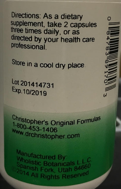 Dr. Christopher's Bee Power Energy (100 Capsules)
