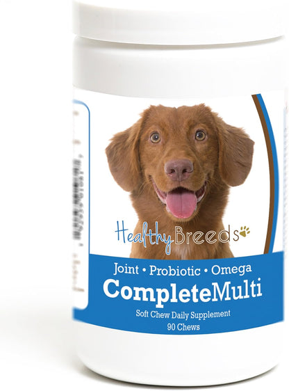Healthy Breeds Dalmatian All in One Multivitamin – Complete with Probiotics, Glucosamine, Chondroitin & Omegas – 60 Soft Chews