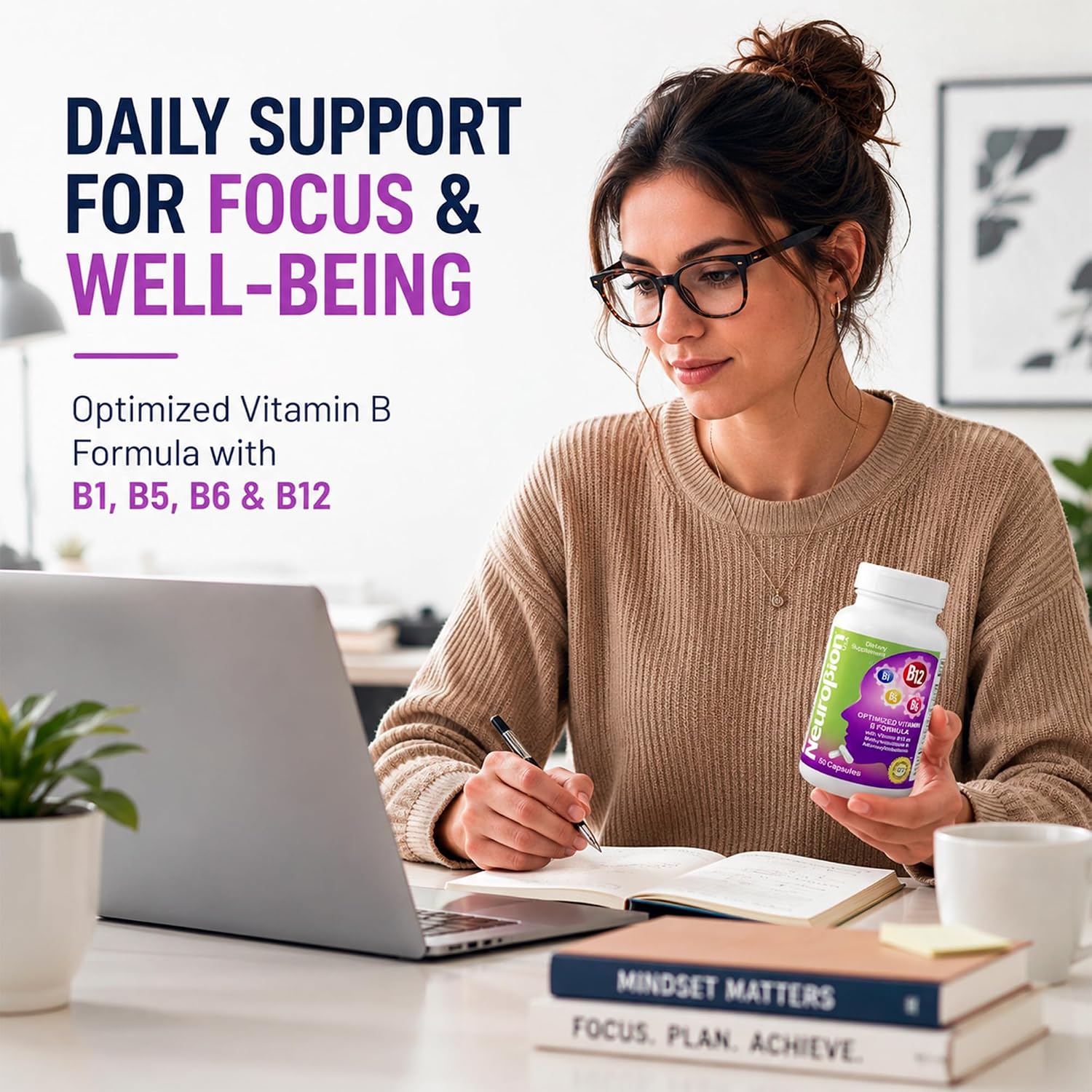 Neurobion Optimised Classic Formula B12 Methylcobalamin Food Supplement – 50 Capsules - görsel 7