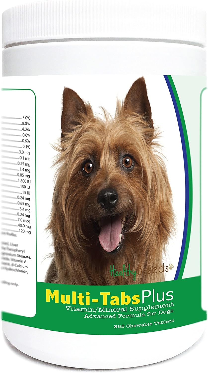 Healthy Breeds Australian Terrier Multi-Tabs Plus Chewable Tablets 365 Count - görsel 1