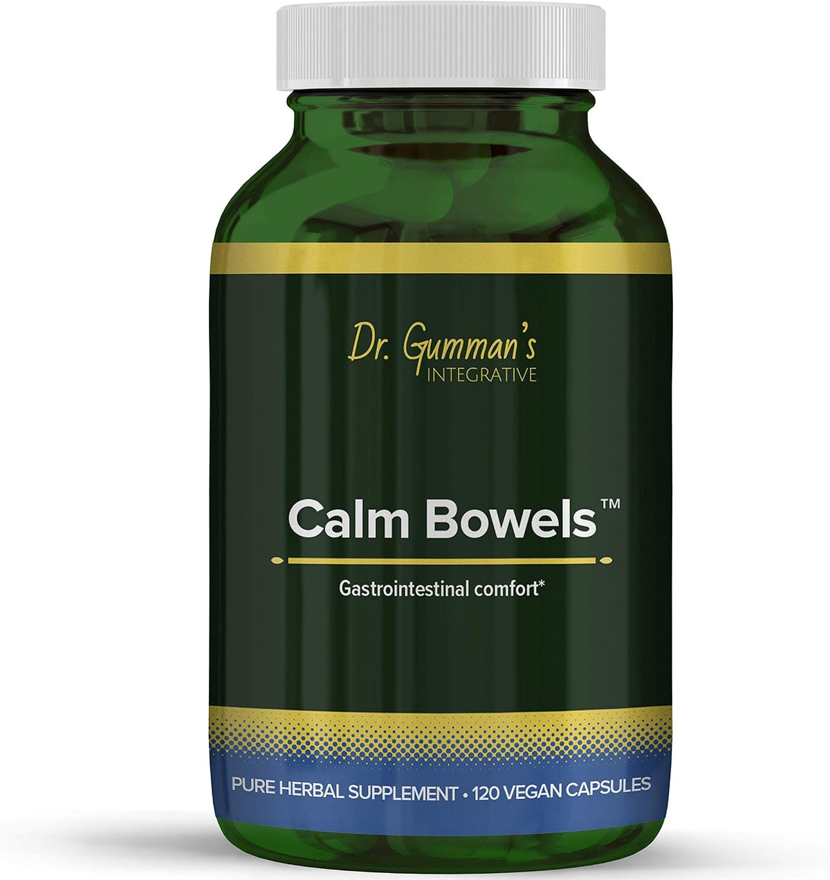 Calm Bowels - Gastrointestinal Comfort Supplement by Harmony Nutraceuticals (120 Vegan Capsules) - görsel 1