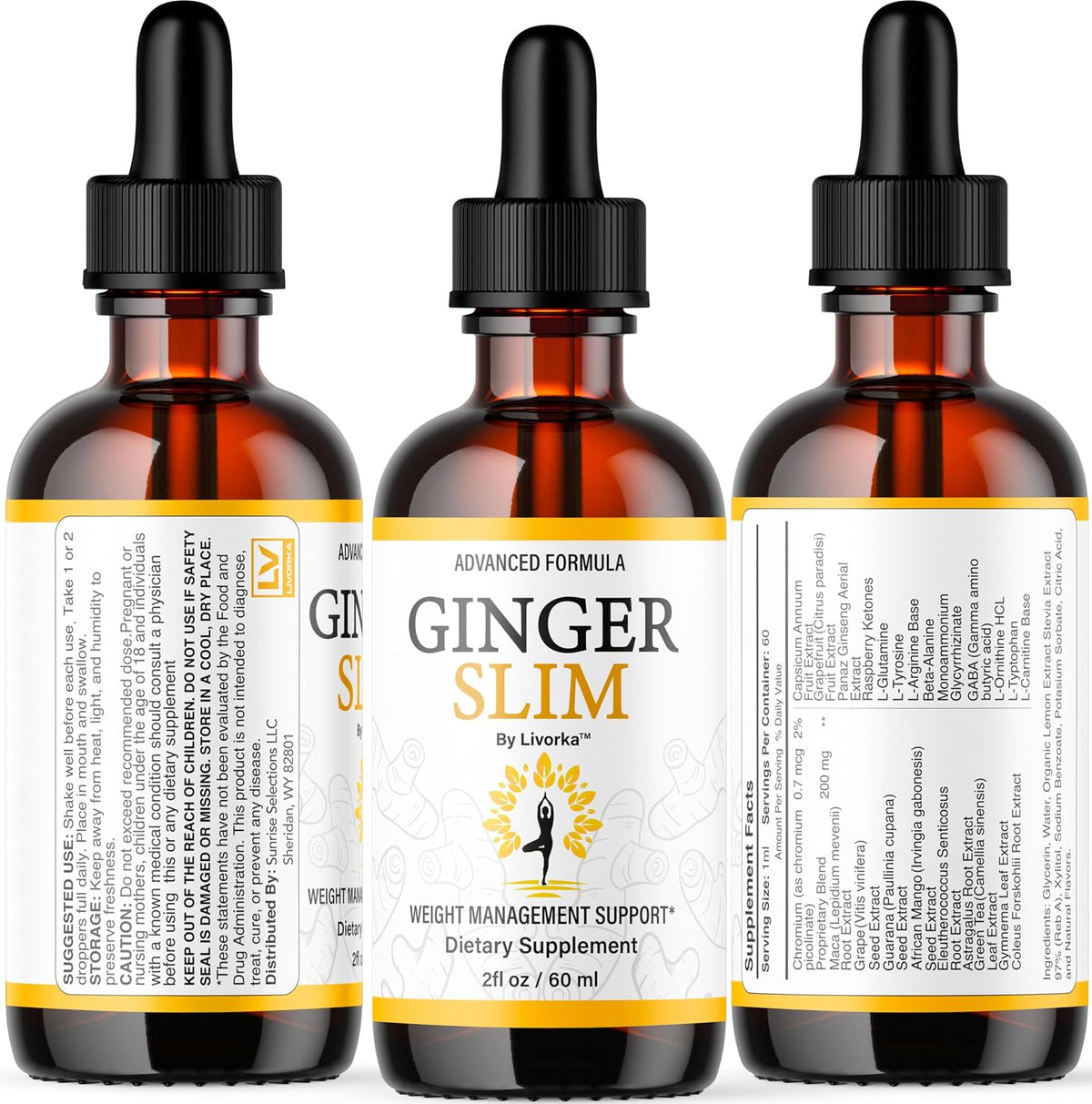 Ginger Slim Drops - Official GingerSlim All Natural Liquid Supplement, 1 Month Supply - görsel 8