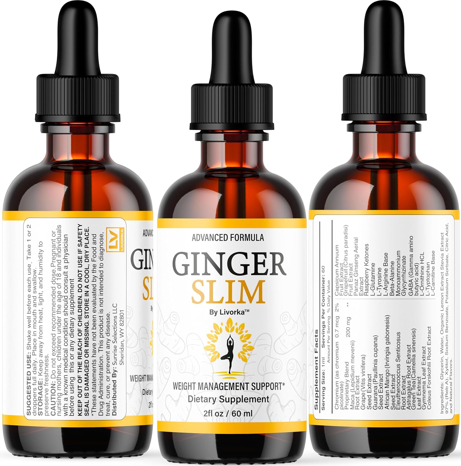 Ginger Slim Drops - Official GingerSlim All Natural Liquid Supplement, 1 Month Supply - görsel 8