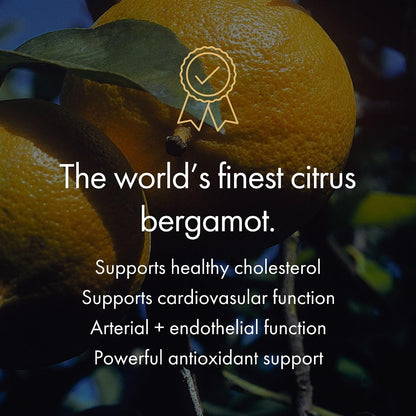 NAOMI Italian Citrus Bergamot 500mg – Patented BergAmore® Extract, Supports Normal Cholesterol & Triglyceride Levels, 30-Day Supply
