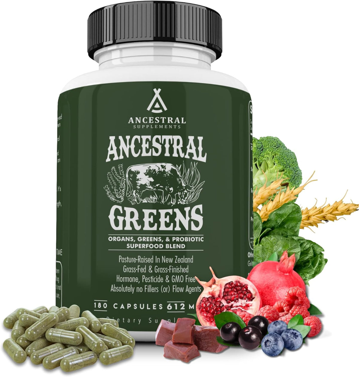Ancestral Supplements Grass Fed Beef Bovine Colostrum Powder Packets, Immune & Gut Support, 30 Sticks, Unflavoured - görsel 7