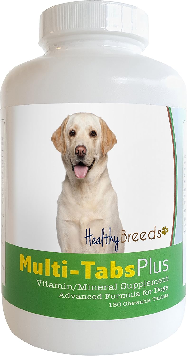 Healthy Breeds Labrador Retriever Multi-Tabs Plus Chewable Tablets 180 Count - görsel 1