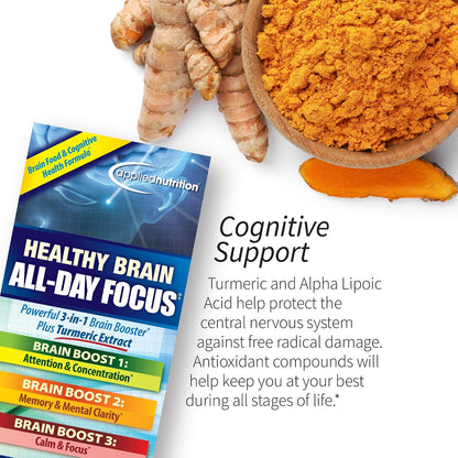 Healthy Brain All-Day Focus - 50 Tablets