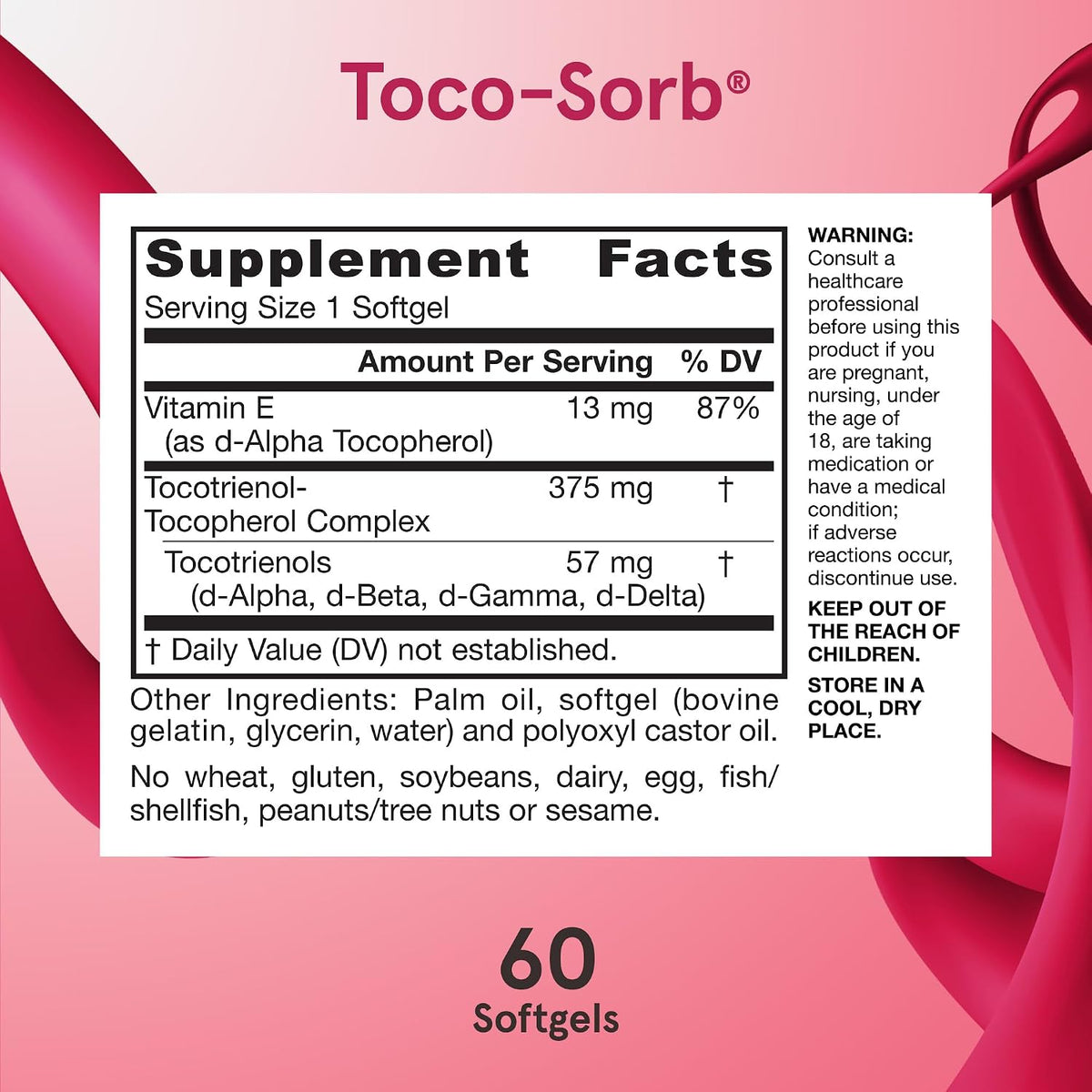 Jarrow Formulae Toco-Sorb – Tocotrienol-Tocopherol Complex with Vitamin E, 60 Soft Gels - görsel 6