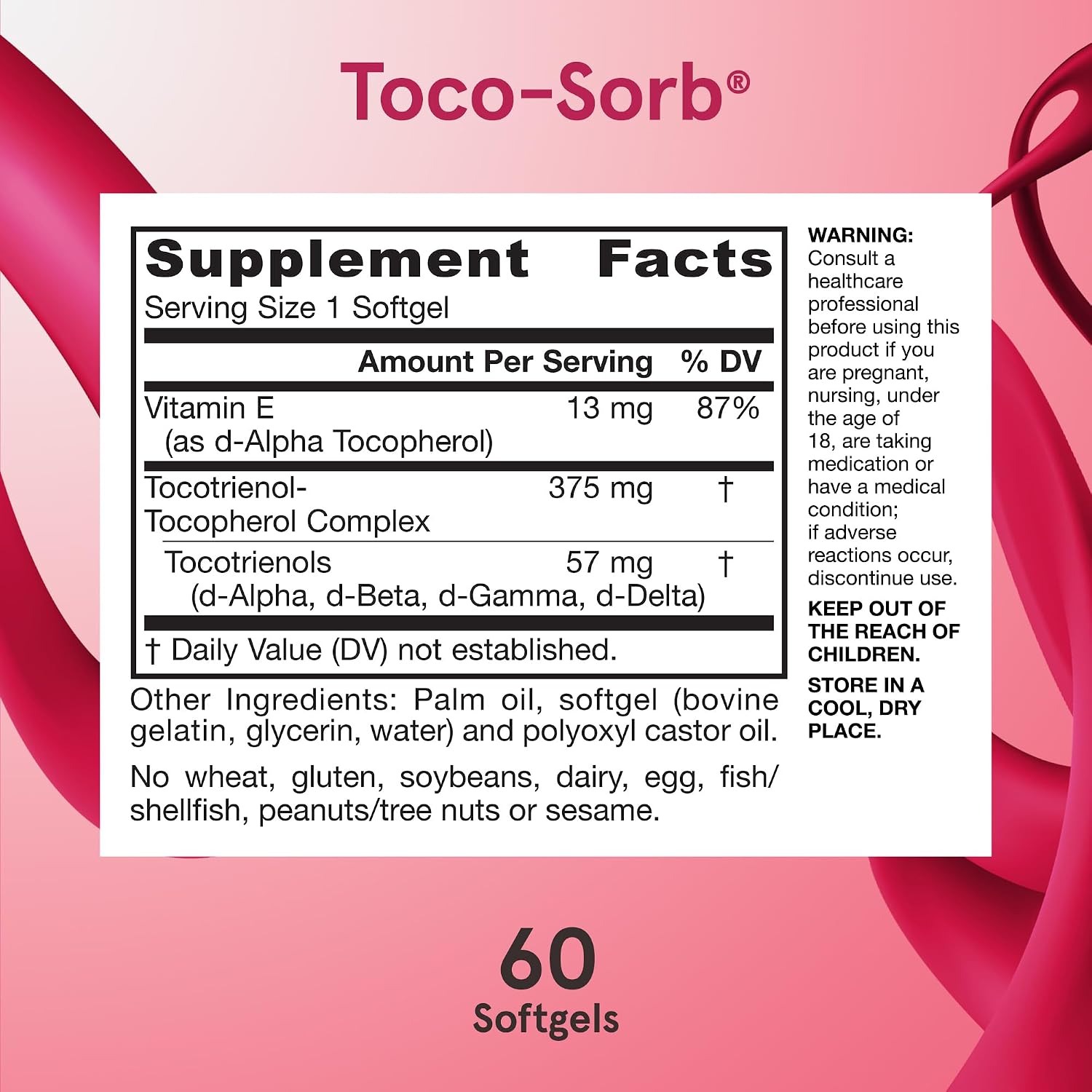 Jarrow Formulae Toco-Sorb – Tocotrienol-Tocopherol Complex with Vitamin E, 60 Soft Gels - görsel 6