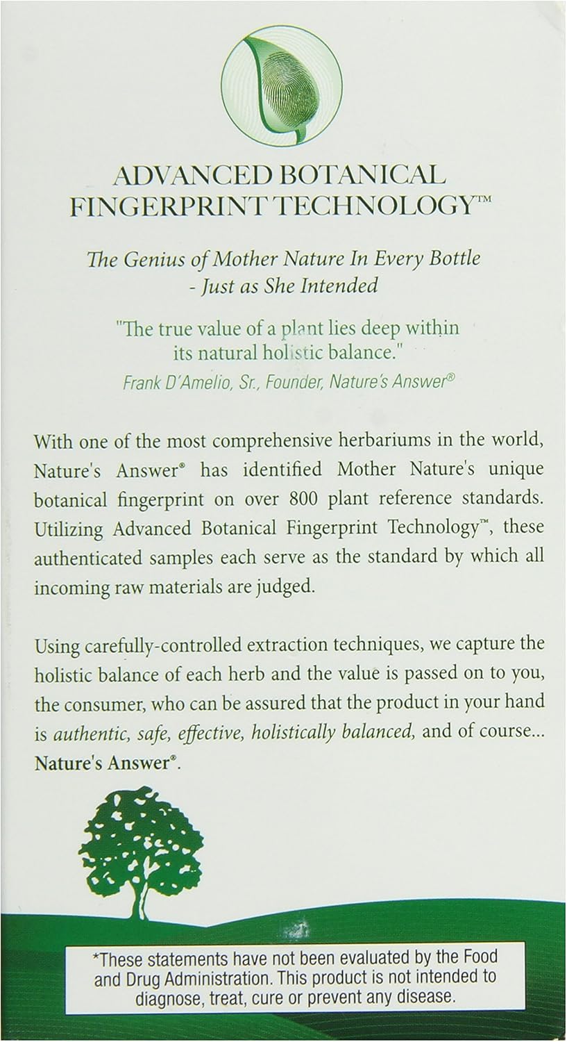 Nature's Answer Liver Support - Herbal Combination with Milk Thistle & Dandelion, 1500 mg, 90 Capsules - görsel 3