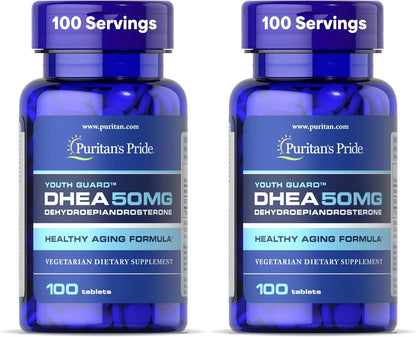 Puritan's Pride Youth Guard DHEA 50mg - 100 Tablets