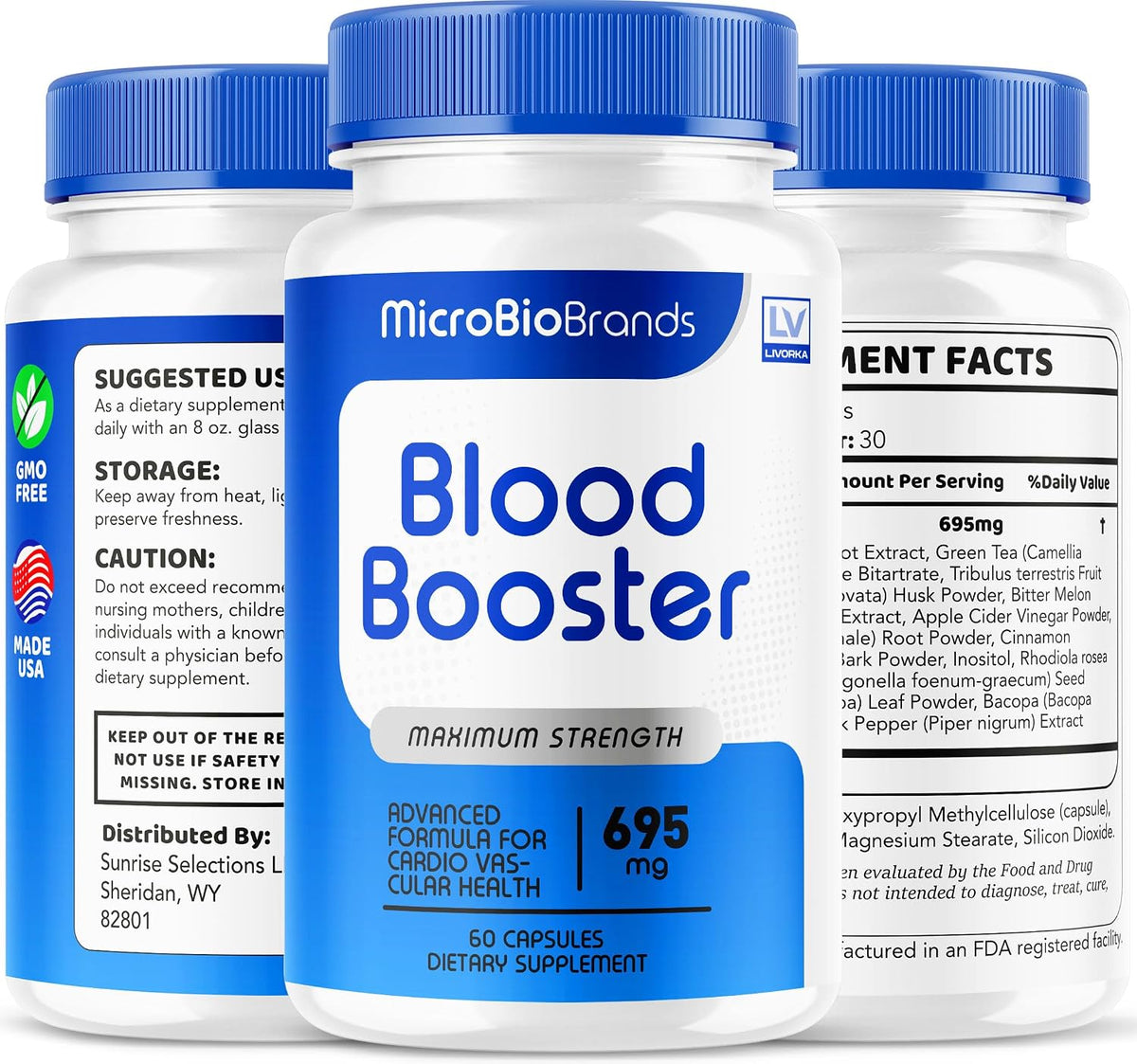 (3 Pack) Microbio Capsules - Official Micro Bio Advanced Supplement Pills Blood Balance Health Support Formula, All Natural Microbio for Overall Health & Wellness Reviews, 180 Capsules for 3 Months - görsel 9