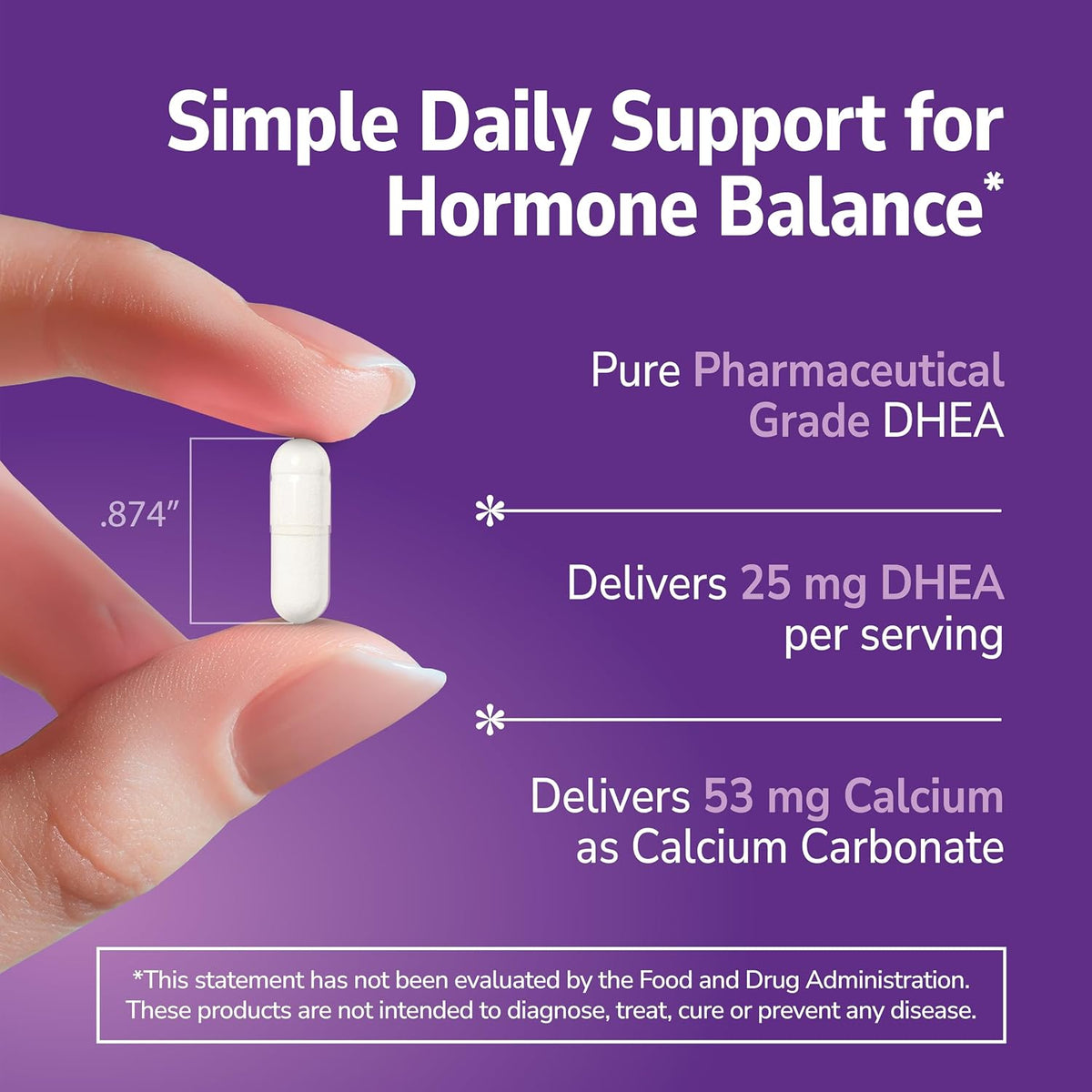 21st Century DHEA 25 mg Capsules (90 Count) - görsel 4