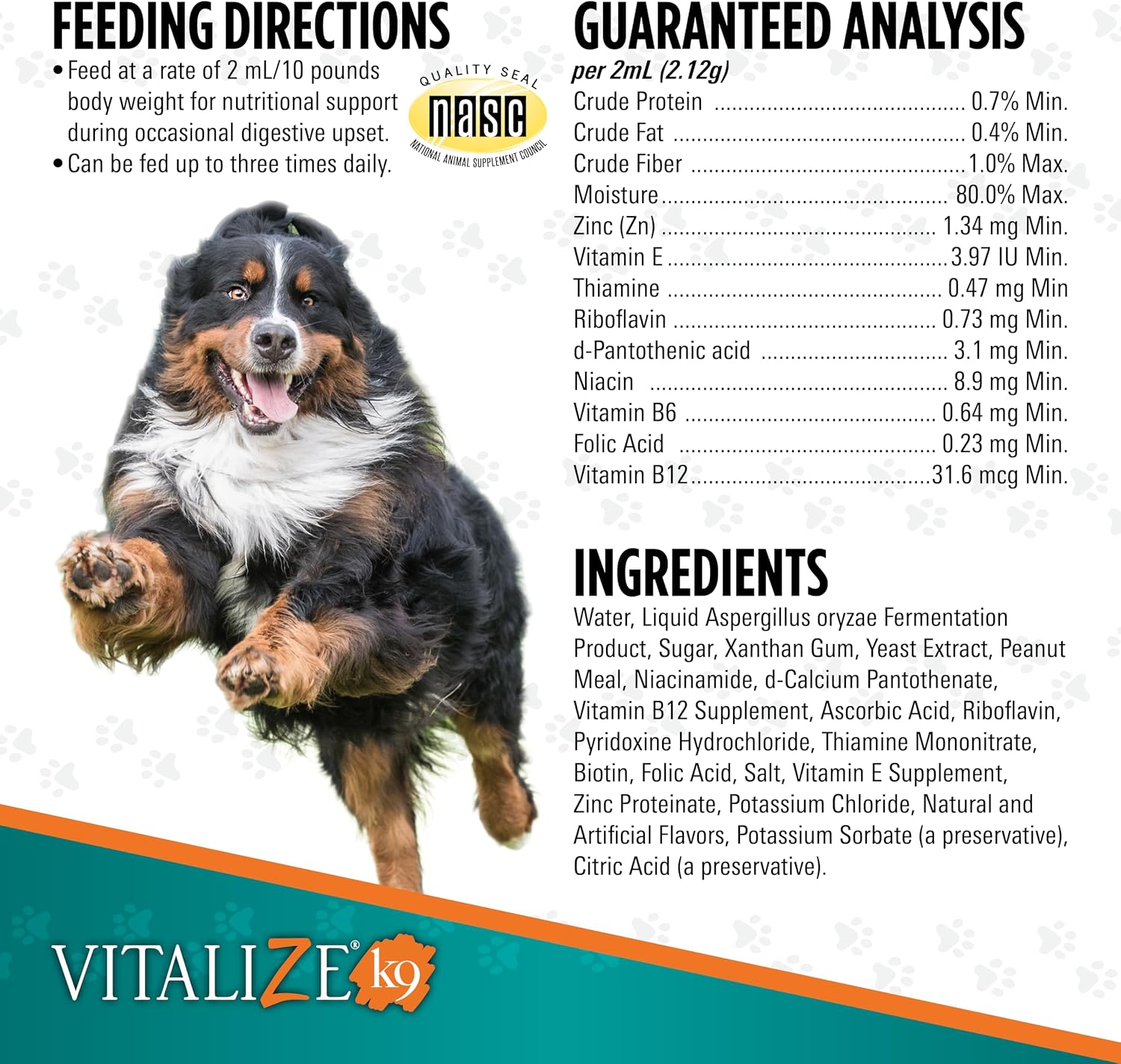 Vitalize Dog Gel - Surgery Recovery & Immune Support for Small Dogs - Peanut Butter Flavour (15 ml) - görsel 5