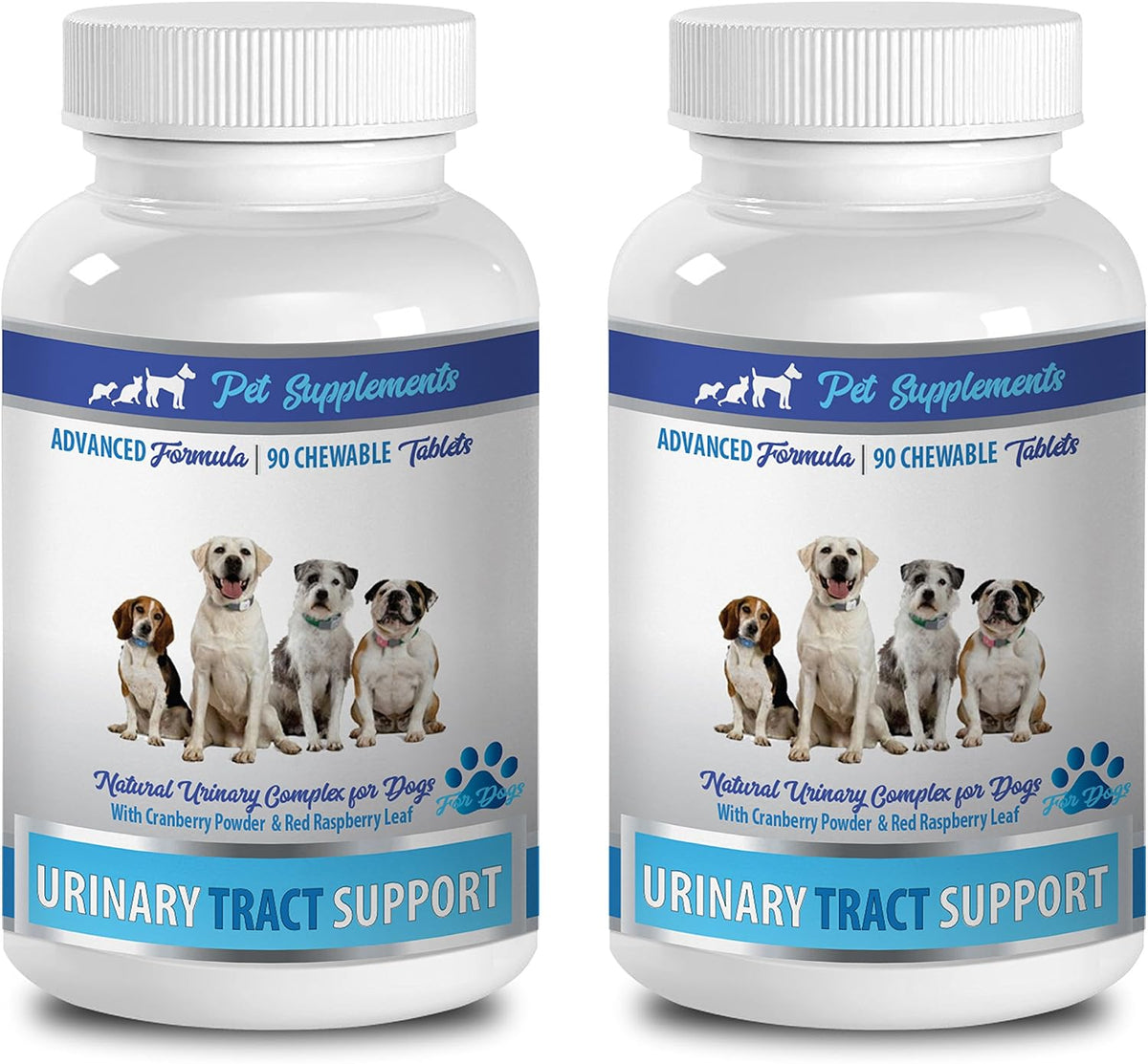 Dog Urinary Tract Support Supplement – Natural Cranberry Solution with Corn Silk & Marshmallow Root – 180 Soft Chews - görsel 1