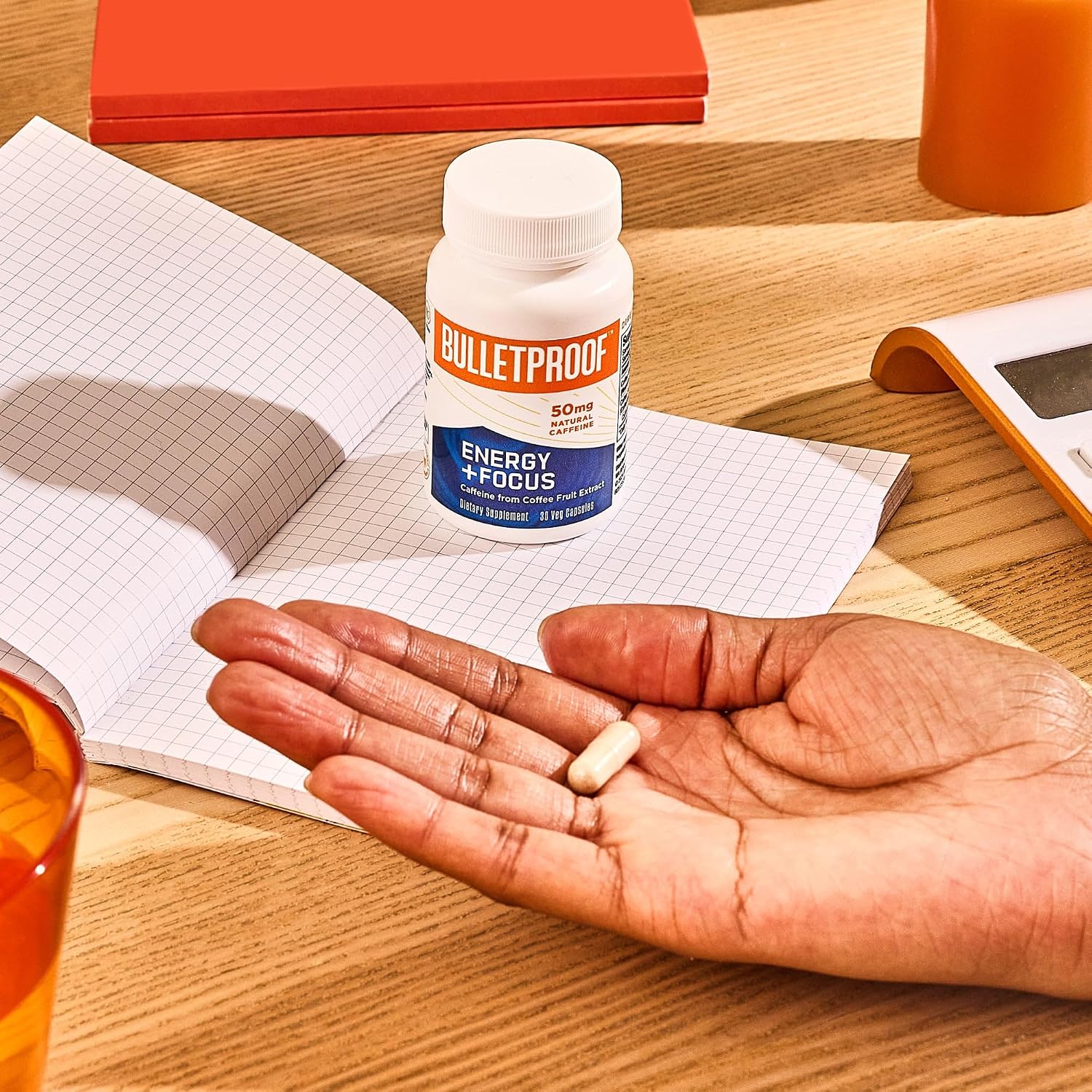 Bulletproof Energy and Focus Capsules, 30 Capsules – Natural Caffeine Supplement for Memory and Clarity - görsel 3