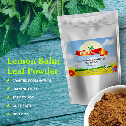 Best Botanicals Lemon Balm Leaf Powder 113 g (4 oz)