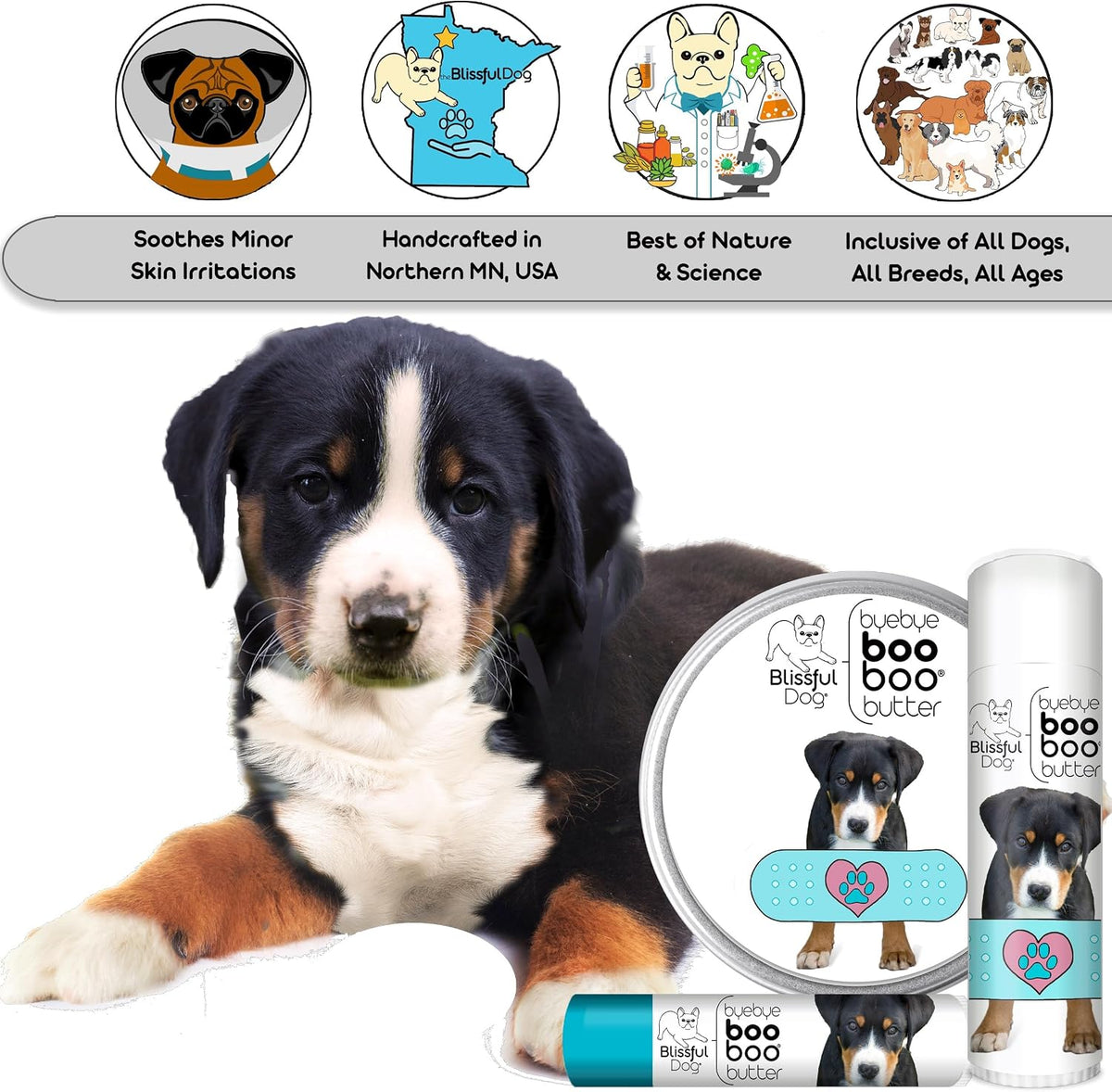 The Blissful Dog Greater Swiss Mountain Dog Boo Boo Butter, 28 g - görsel 6