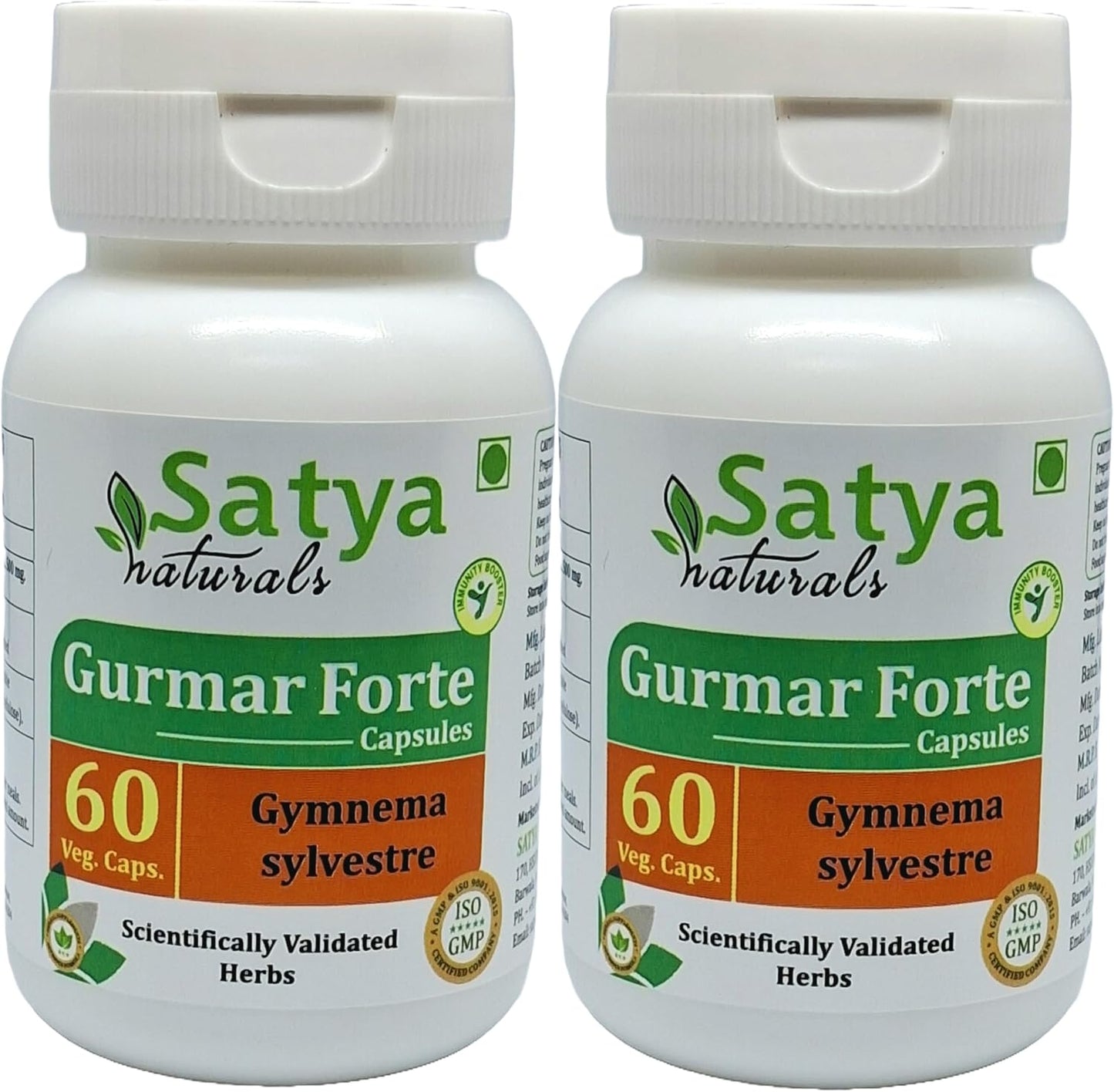 Gurmar Forte Capsules 500 mg - 60 Veg Capsules | Gudmar (Gymnema Sylvestre) 10:1 Extract - görsel 6