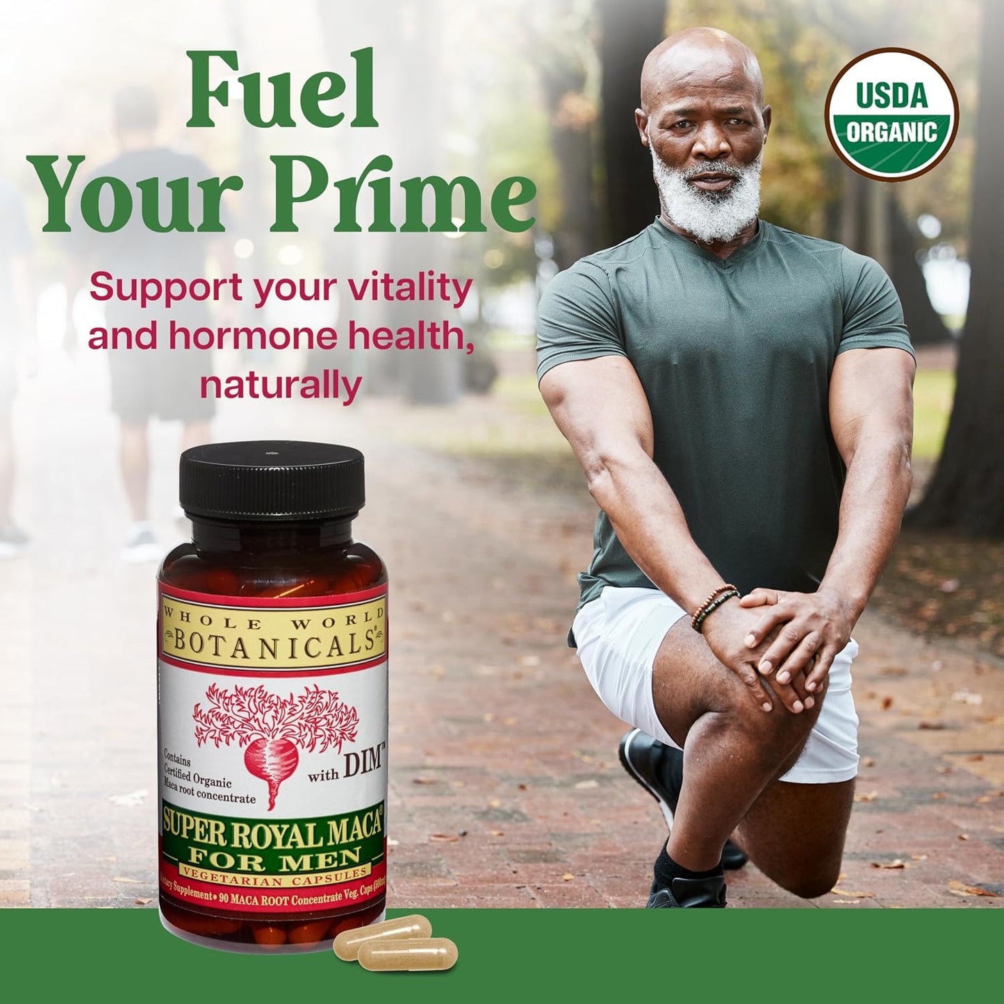 Whole World BOTANICALS Super Royal Maca Men - görsel 6