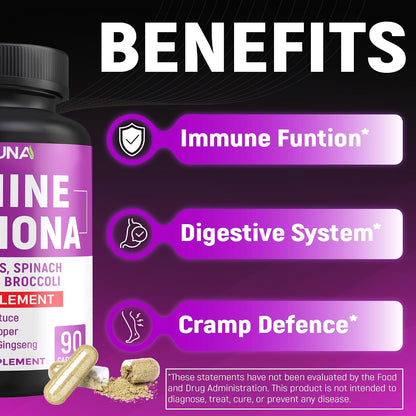 CIVIMUNA Quinine Cinchona Bark Capsules - 90 Capsules
