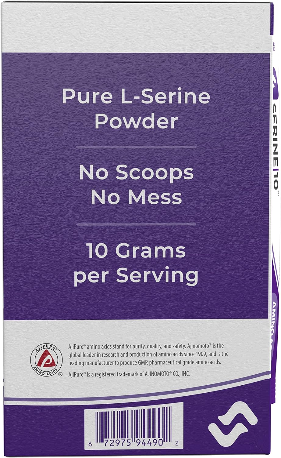 SERINE10 L-Serine Nootropics Sachets - 30 Premeasured Powder Sachets (10g each) - görsel 4