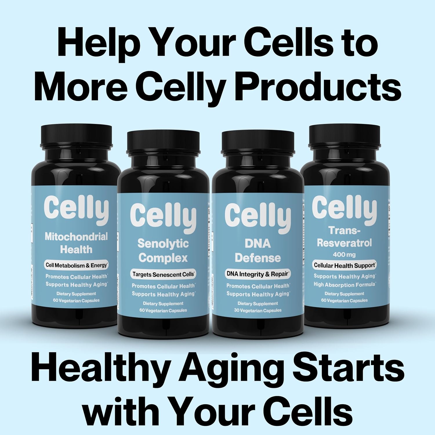 Celly NAD Booster | Longevity Supplement for Healthy Ageing with NR and Nicotinamide - görsel 7
