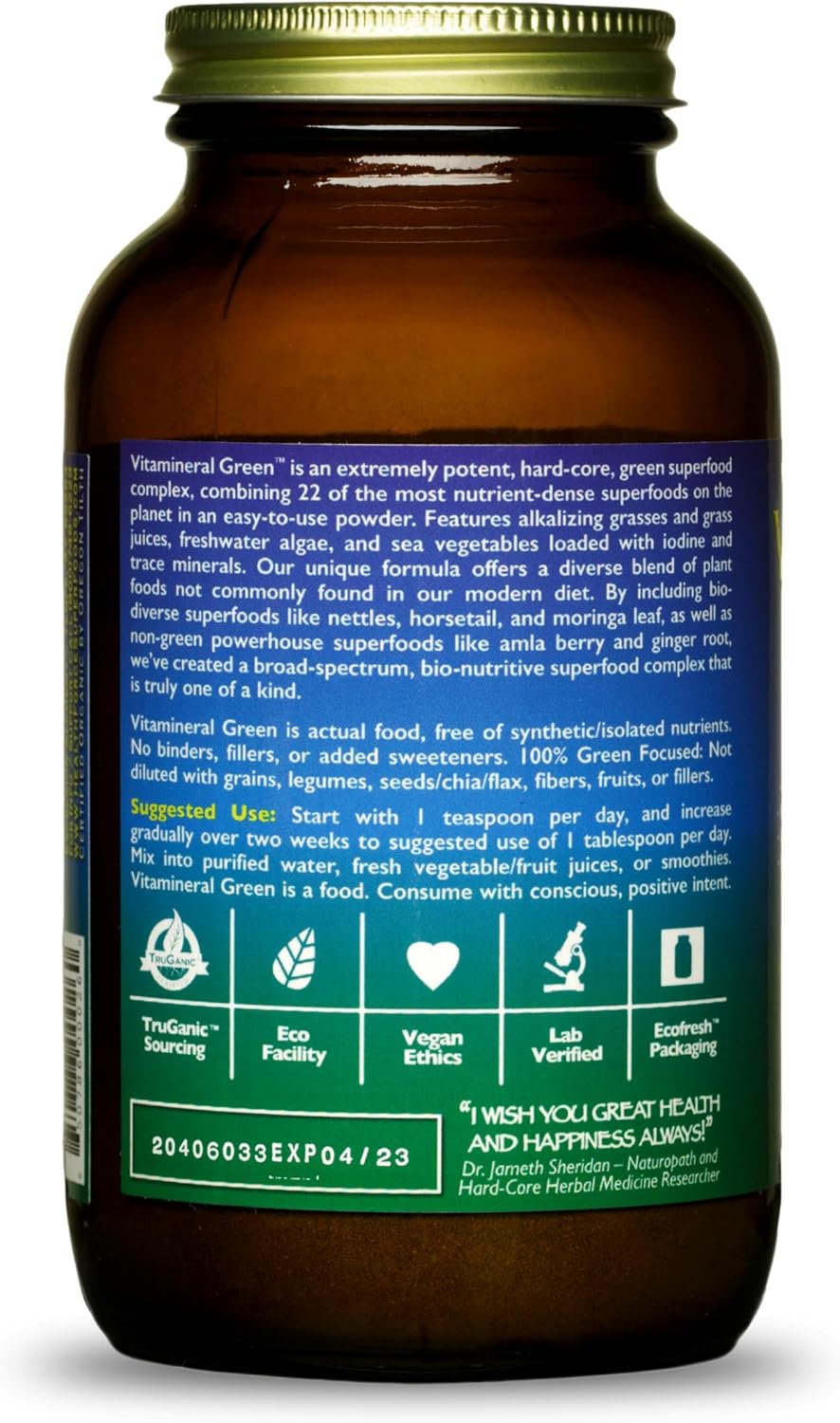 HealthForce Superfoods Vitamineral Green - Organic Superfood Powder for Immune and Thyroid Support, 150g - görsel 3